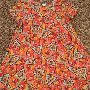 Large Disney LuLaRoe Carly dress